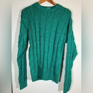 Men's Teal Crewneck Sweater